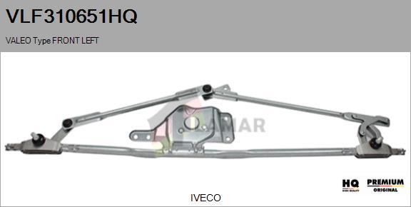 FLAMAR VLF310651HQ - Система тяг і важелів приводу склоочисника avtolavka.club