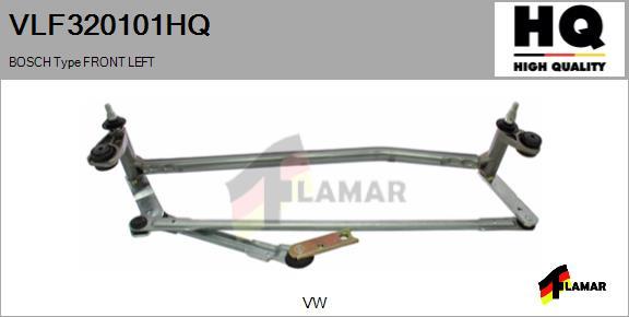 FLAMAR VLF320101HQ - Система тяг і важелів приводу склоочисника avtolavka.club