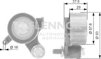 Flennor FS60902 - Натяжна ролик, ремінь ГРМ avtolavka.club