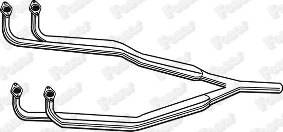 Fonos 310300 - Труба вихлопного газу avtolavka.club