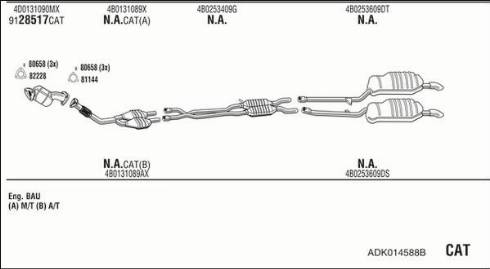 Fonos ADK014588B - Система випуску ОГ avtolavka.club