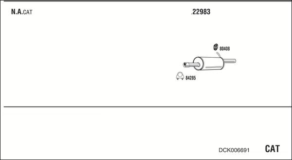 Fonos DCK006691 - Система випуску ОГ avtolavka.club