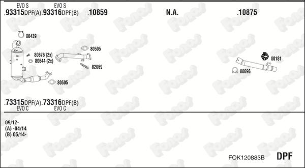 Fonos FOK120883B - Система випуску ОГ avtolavka.club