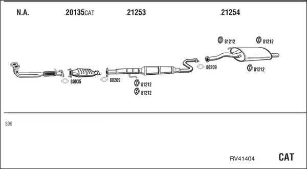 Fonos RV41404 - Система випуску ОГ avtolavka.club