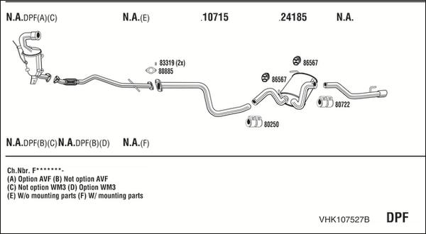 Fonos VHK107527B - Система випуску ОГ avtolavka.club