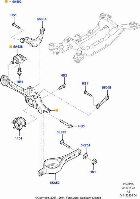 FORD 1776845 - Комплект підшипника маточини колеса avtolavka.club