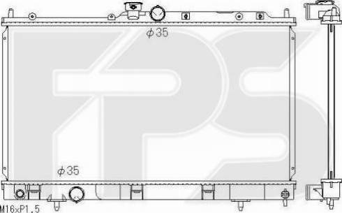 FPS FP 48 A1362 - Радіатор, охолодження двигуна avtolavka.club