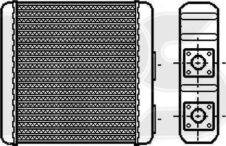 FPS FP 50 N181 - Теплообмінник, опалення салону avtolavka.club
