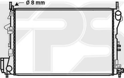 FPS FP 52 A315 - Радіатор, охолодження двигуна avtolavka.club