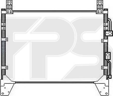 FPS FP 66 K503-X - Конденсатор, кондиціонер avtolavka.club