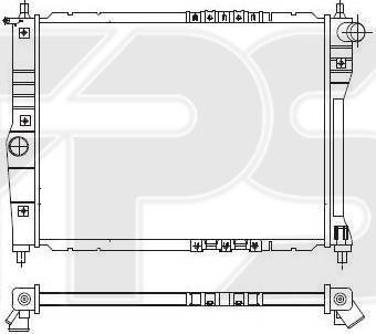 FPS FP 22 A01-P - Радіатор, охолодження двигуна avtolavka.club