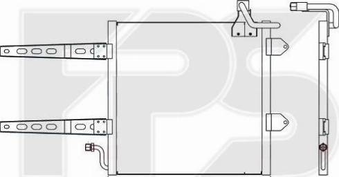 FPS FP 74 K188 - Конденсатор, кондиціонер avtolavka.club