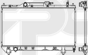 FPS FP 70 A545-X - Радіатор, охолодження двигуна avtolavka.club