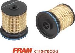 FRAM C11547ECO-2 - Паливний фільтр avtolavka.club