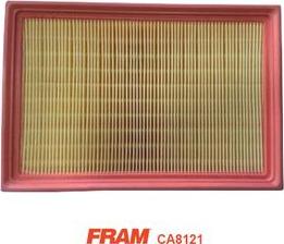 FRAM CA8121 - Повітряний фільтр avtolavka.club