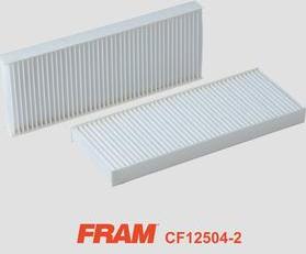 FRAM CF12504-2 - Фільтр, повітря у внутрішній простір avtolavka.club