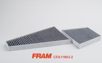 FRAM CFA11903-2 - Фільтр, повітря у внутрішній простір avtolavka.club