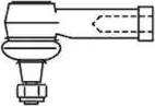 FRAP 1401 - Наконечник рульової тяги, кульовий шарнір avtolavka.club