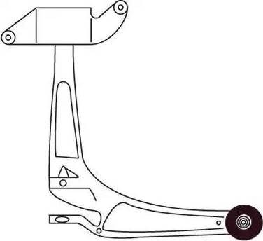 FRAP 3296 - Важіль незалежної підвіски колеса avtolavka.club