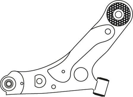 FRAP F4103 - Важіль незалежної підвіски колеса avtolavka.club