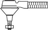 FRAP F4132 - Наконечник рульової тяги, кульовий шарнір avtolavka.club