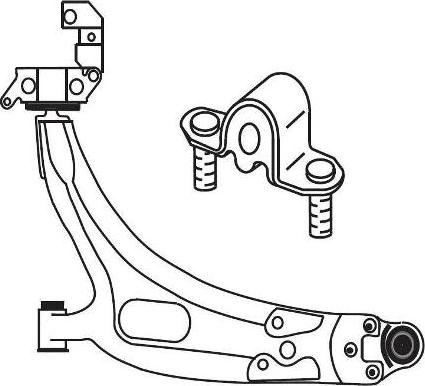 FRAP F3880 - Важіль незалежної підвіски колеса avtolavka.club