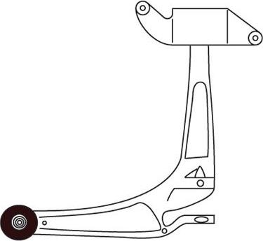 FRAP F3295 - Важіль незалежної підвіски колеса avtolavka.club