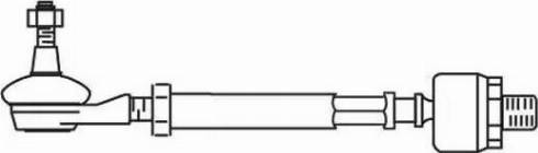 FRAP T418 - Ремкомплект, наконечник поперечної рульової тяги avtolavka.club