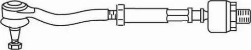 FRAP T335 - Ремкомплект, наконечник поперечної рульової тяги avtolavka.club