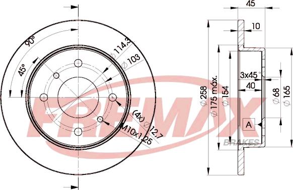 FREMAX BD-9901 - Гальмівний диск avtolavka.club