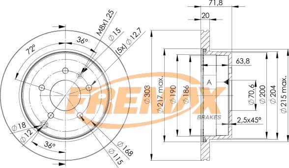 FREMAX BD-9049 - Гальмівний диск avtolavka.club