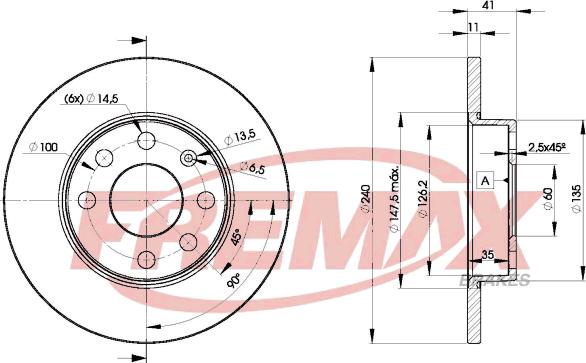 FREMAX BD-9020 - Гальмівний диск avtolavka.club