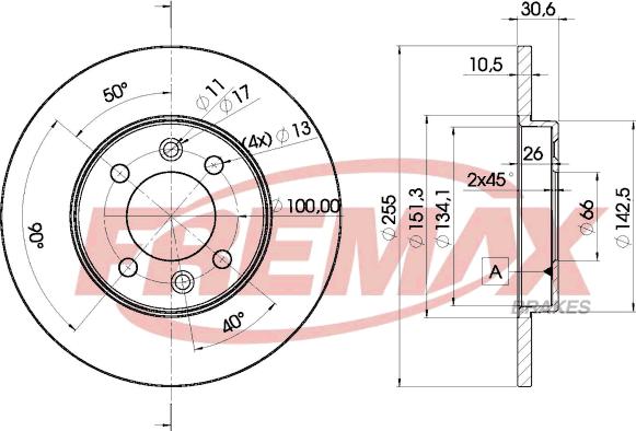 FREMAX BD-4192 - Гальмівний диск avtolavka.club