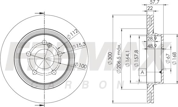 FREMAX BD-6468 - Гальмівний диск avtolavka.club