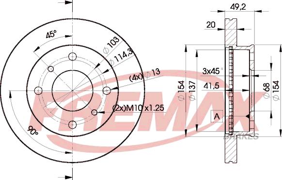 FREMAX BD-6001 - Гальмівний диск avtolavka.club