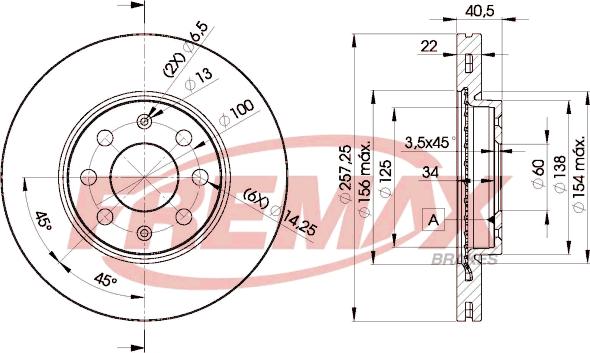 FREMAX BD-0920 - Гальмівний диск avtolavka.club