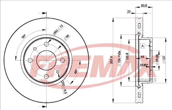 FREMAX BD-1751 - Гальмівний диск avtolavka.club