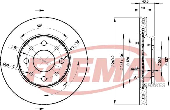 FREMAX BD-8929 - Гальмівний диск avtolavka.club