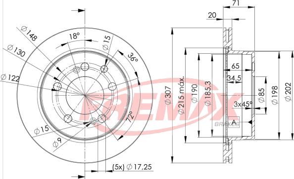 FREMAX BD-8675 - Гальмівний диск avtolavka.club