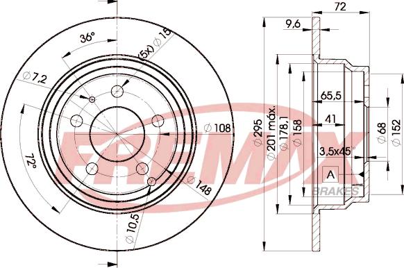 FREMAX BD-7940 - Гальмівний диск avtolavka.club