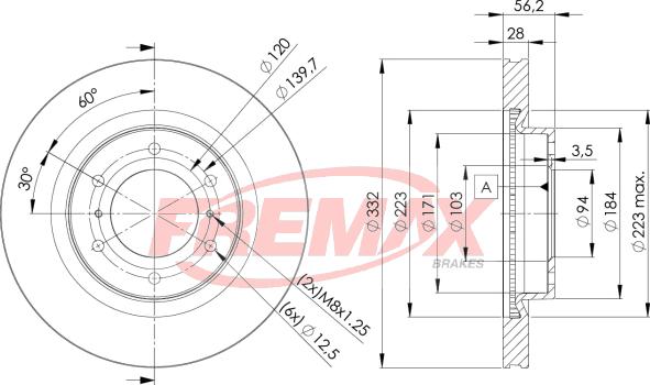 FREMAX BD-7113 - Гальмівний диск avtolavka.club