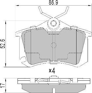 FREMAX FBP-0574 - Гальмівні колодки, дискові гальма avtolavka.club