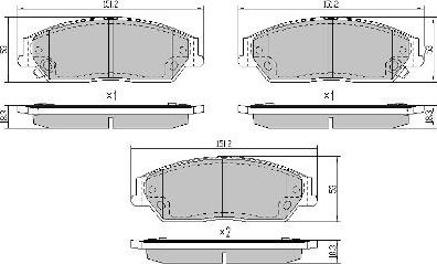 FREMAX FBP-0080 - Гальмівні колодки, дискові гальма avtolavka.club