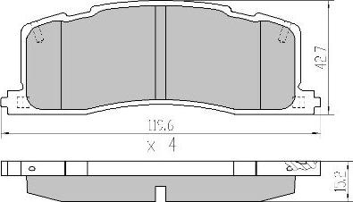 FREMAX FBP-0024 - Гальмівні колодки, дискові гальма avtolavka.club