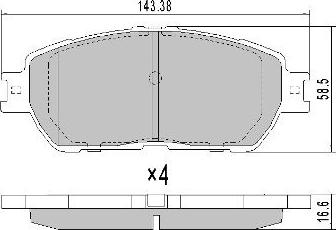 FREMAX FBP-0072 - Гальмівні колодки, дискові гальма avtolavka.club