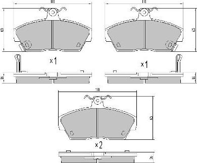 FREMAX FBP-0852 - Гальмівні колодки, дискові гальма avtolavka.club