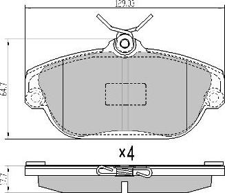 FREMAX FBP-0801 - Гальмівні колодки, дискові гальма avtolavka.club