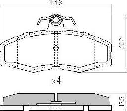 FREMAX FBP-0306 - Гальмівні колодки, дискові гальма avtolavka.club