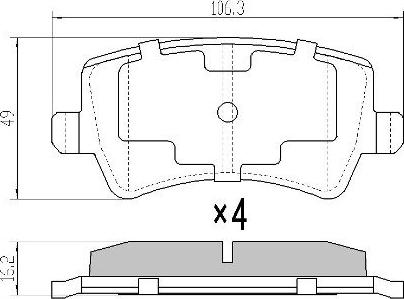 FREMAX FBP-1497 - Гальмівні колодки, дискові гальма avtolavka.club