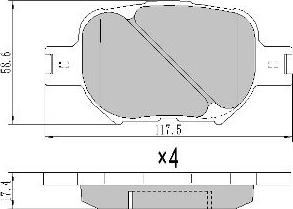 FREMAX FBP-1544 - Гальмівні колодки, дискові гальма avtolavka.club